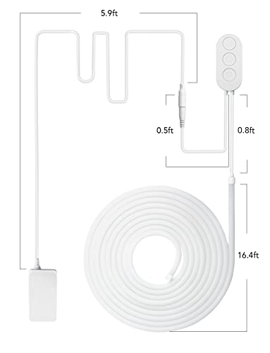 16.4ft LED Neon Rope Lights