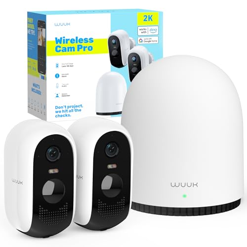 2 Home Security Outdoor Wireless Cameras - No Subscription Needed