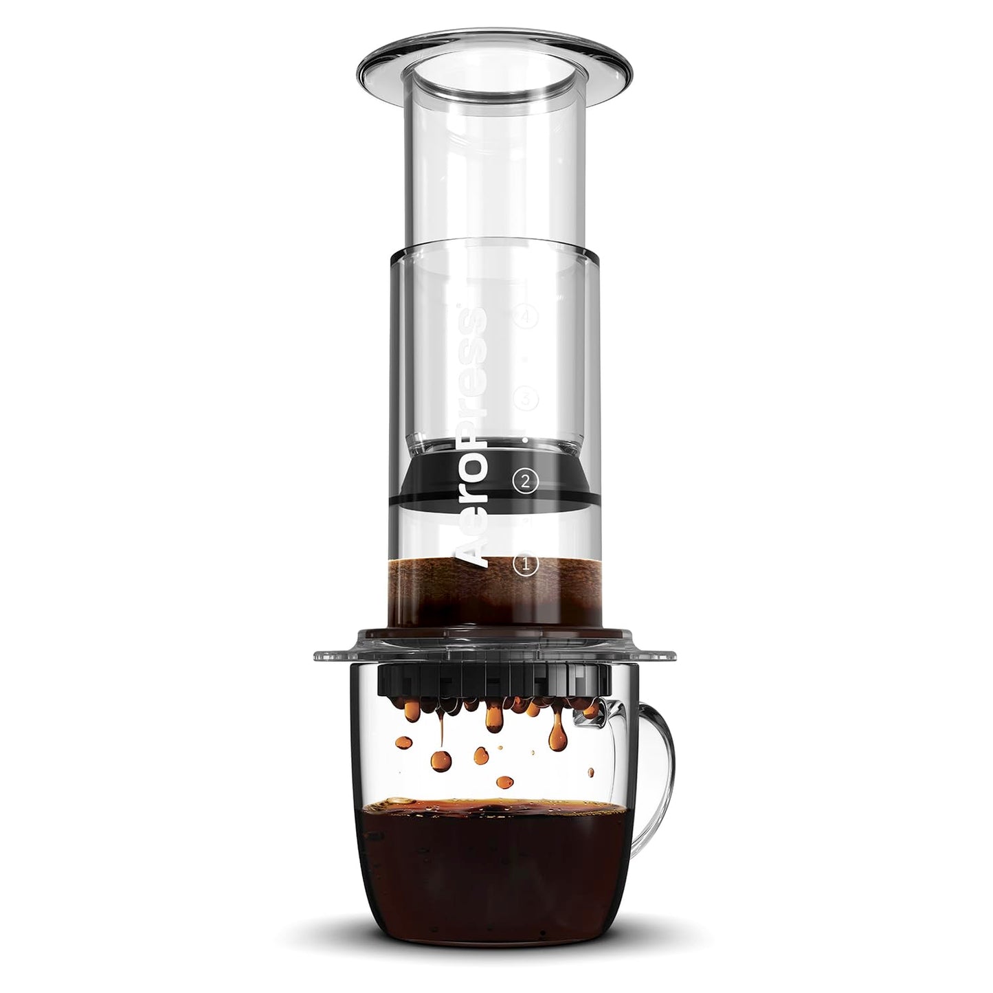 Aeropress Coffee Press – 3 in 1 brew method: French Press, Pourover, Espresso