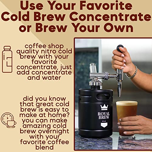 Nitro Cold Brew Coffee Maker - Gift for Coffee Lovers - 64 oz Home Keg