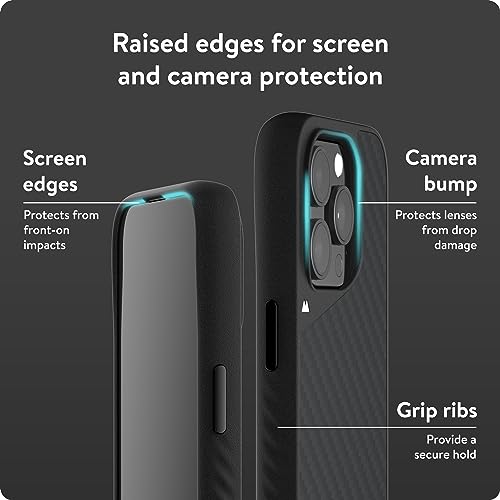 Iphone 15 Shockproof, Carbon Fiber, Thin Case