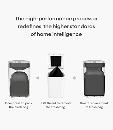 Smart Trash Can with Self-Sealing and Self-Changing