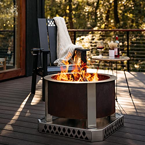 Smokeless Fire Pit | 27 Inches | Breeo X Series (Breeo Kills This Niche)