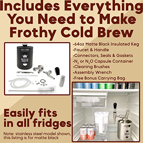 Nitro Cold Brew Coffee Maker - Gift for Coffee Lovers - 64 oz Home Keg