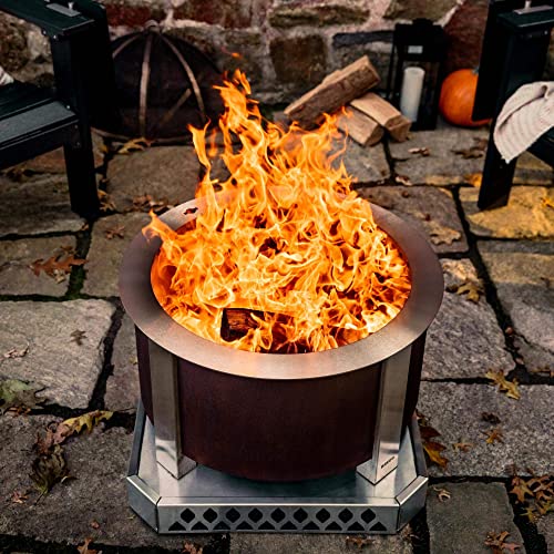 Smokeless Fire Pit | 27 Inches | Breeo X Series (Breeo Kills This Niche)