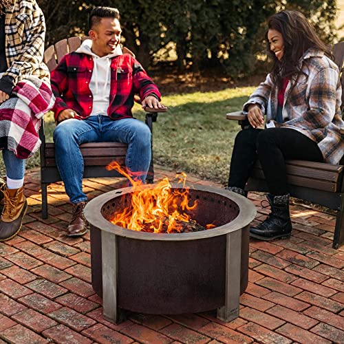 Smokeless Fire Pit | 27 Inches | Breeo X Series (Breeo Kills This Niche)