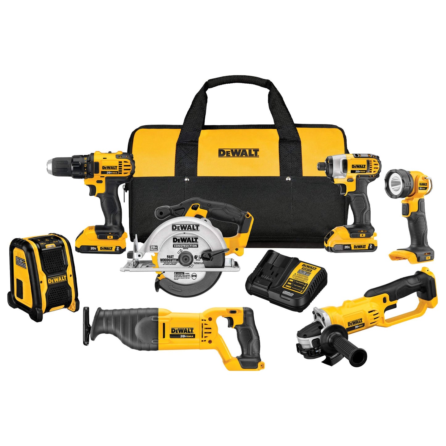 Great Bundle: DEWALT 20V MAX Combo Kit.